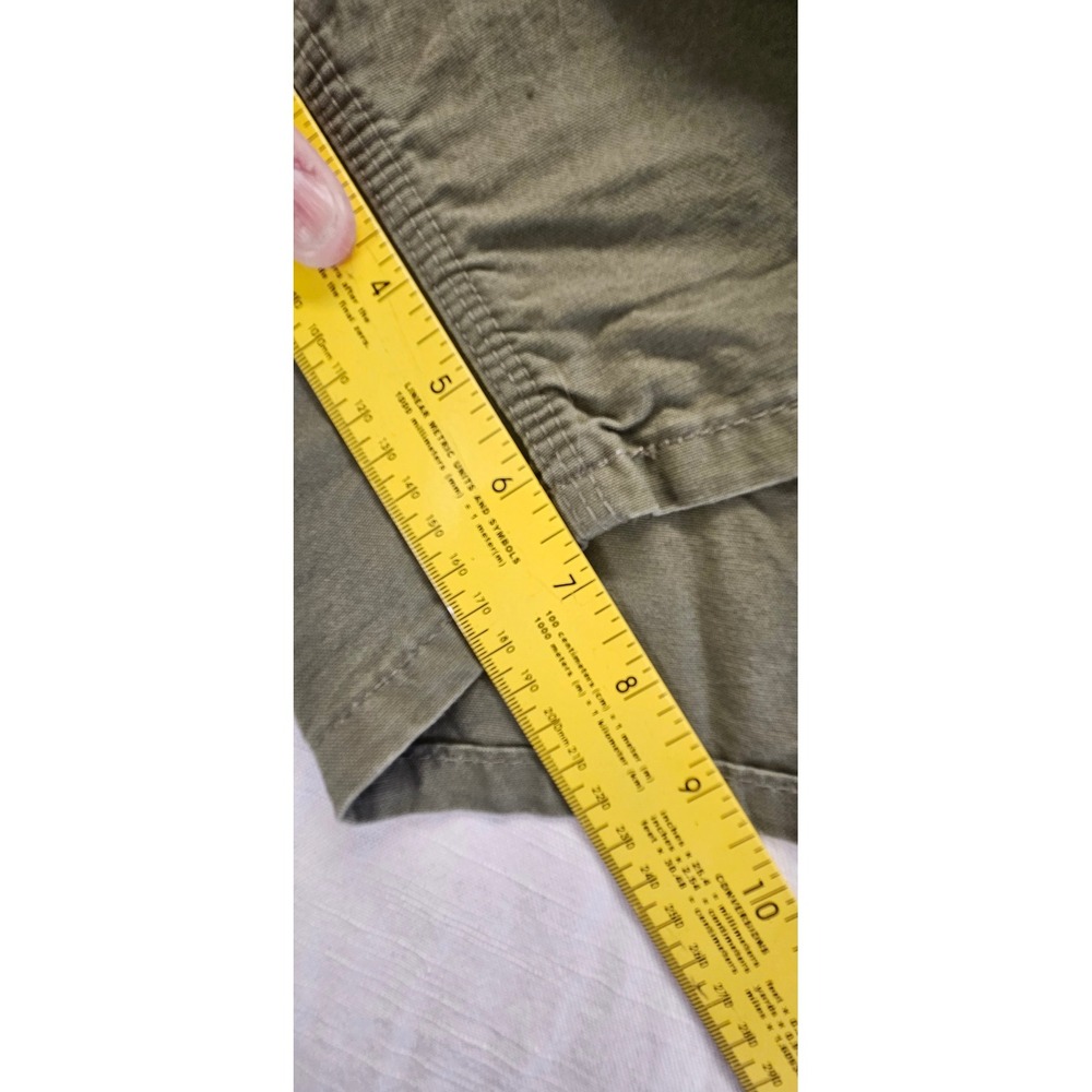 Carhartt Mens Olive Green Canvas Cargo Shorts Size 16 WB164 LOV Relaxed Fit - Picture 4 of 11